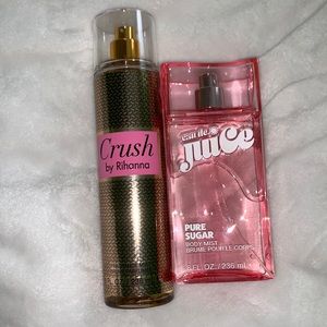 RIHANNA CRUSH AND PURE SUGAR BODY MISTS